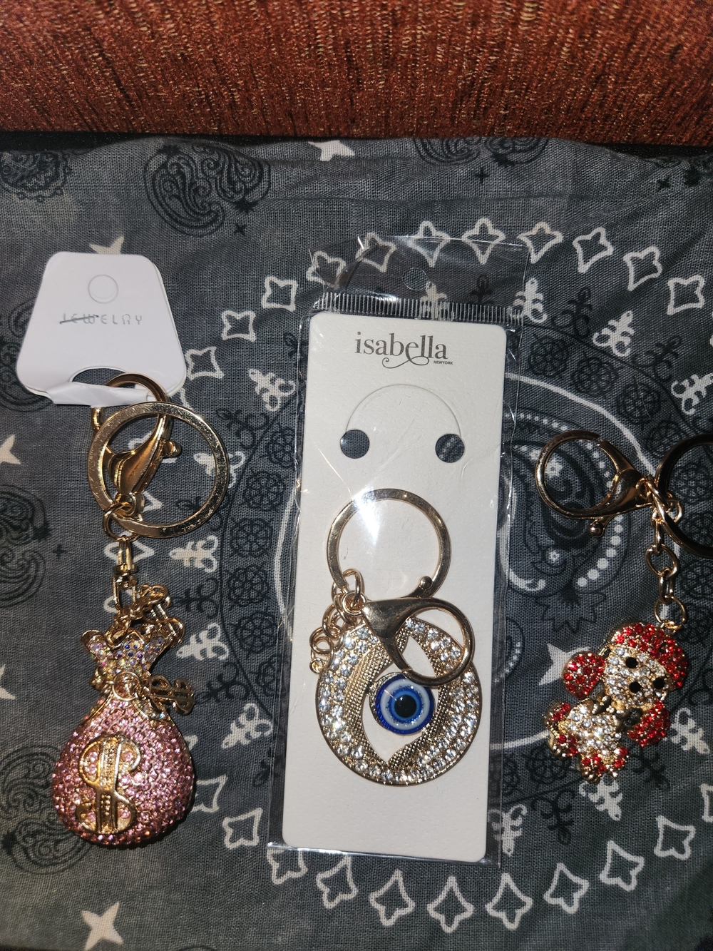 Set Of 3 Purse Charms